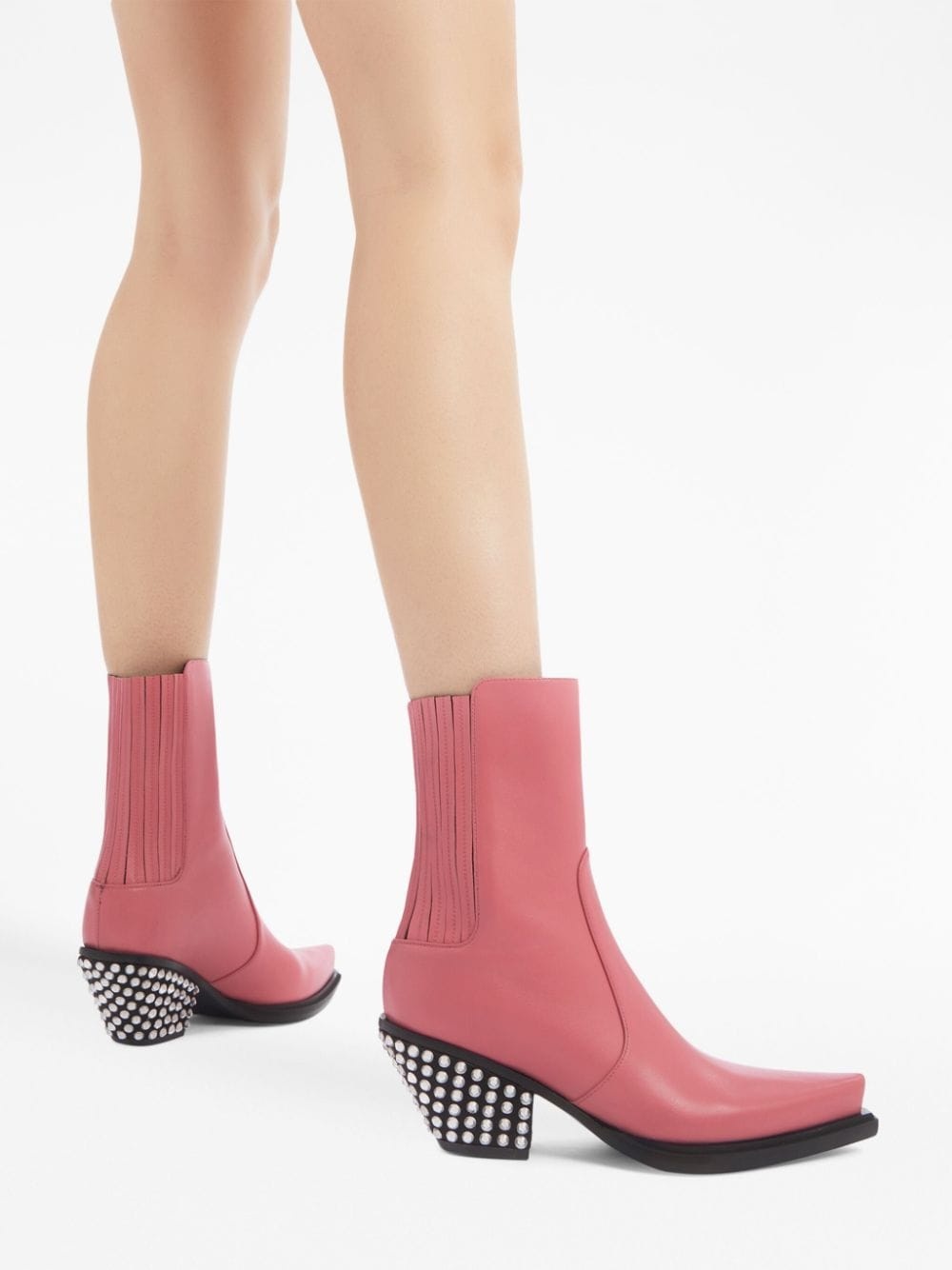 Yanhira 55mm leather boots - 5