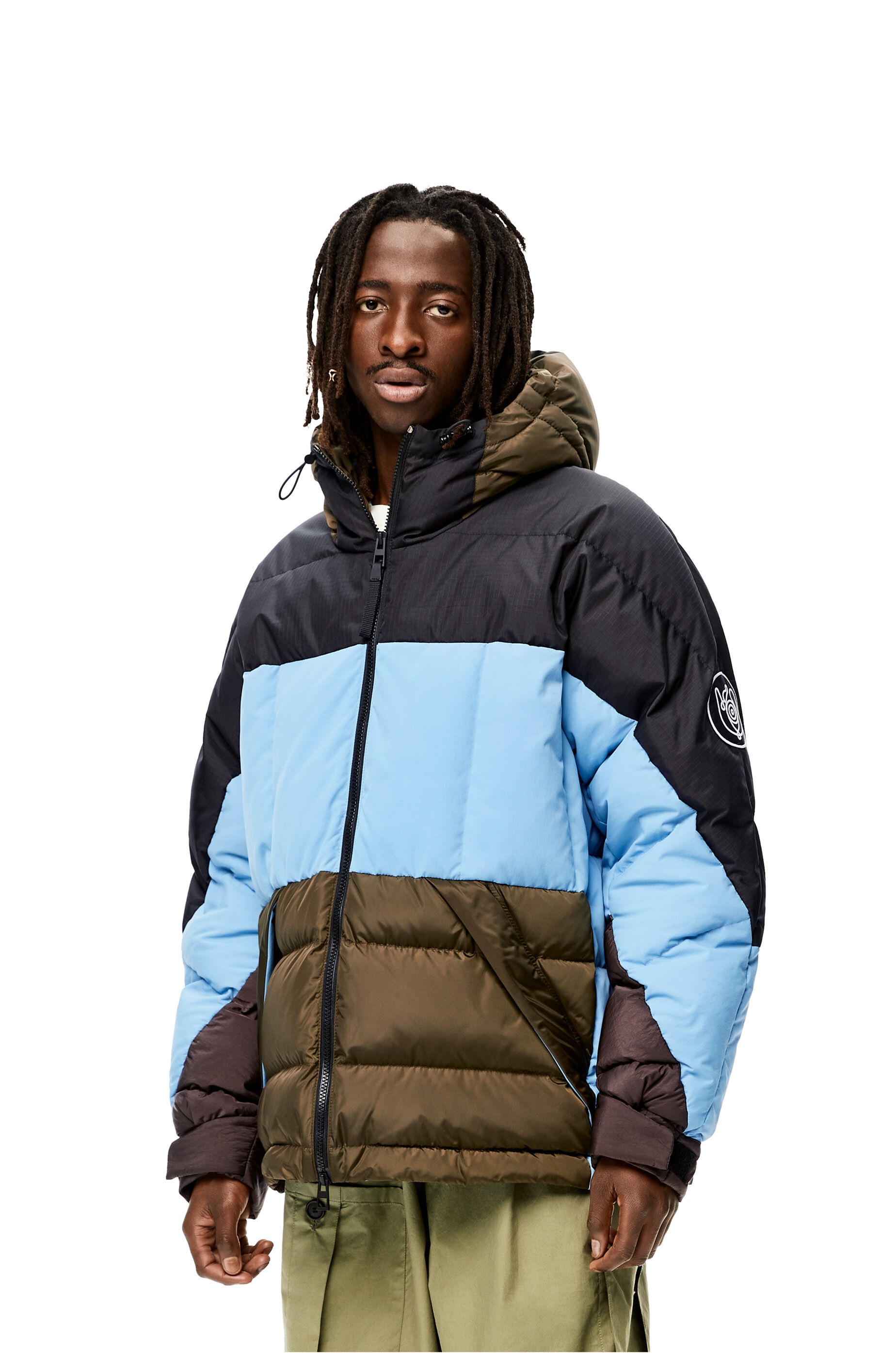 Multi-colour down jacket - 3