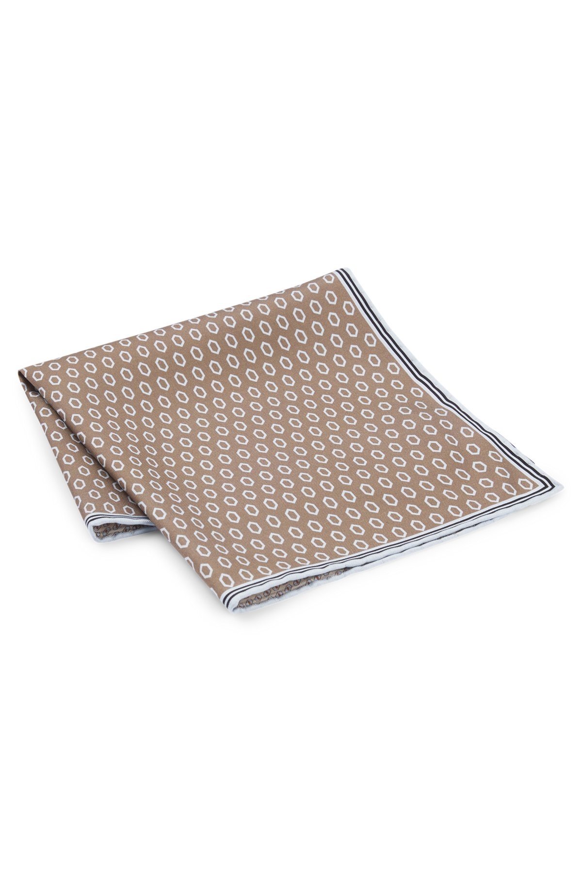 SILK POCKET SQUARE WITH SEASONAL PRINTS - 3