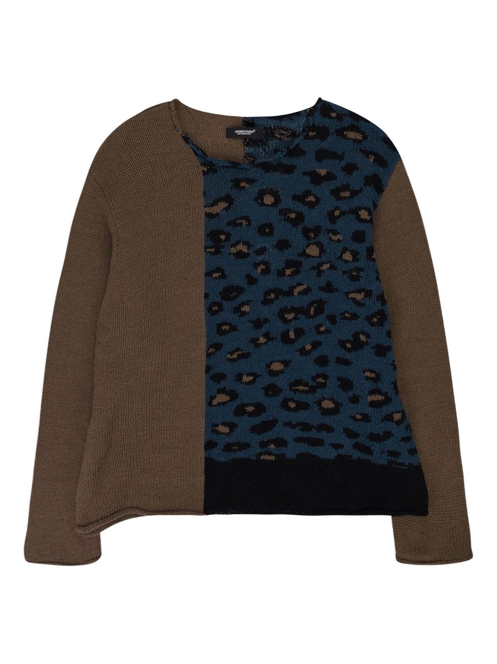 leopard-jacquard sweater - 2