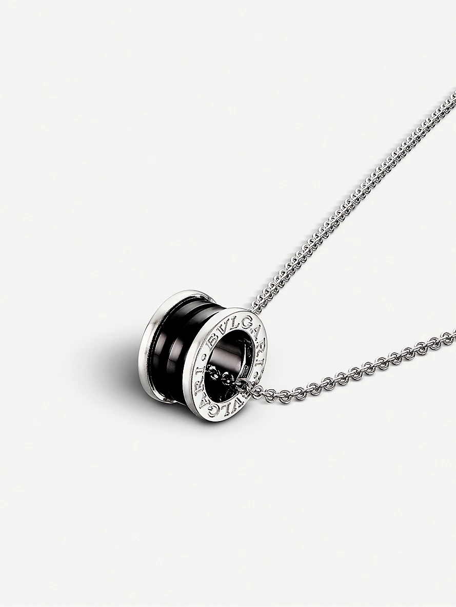 Save the Children black ceramic and sterling silver pendant necklace - 3