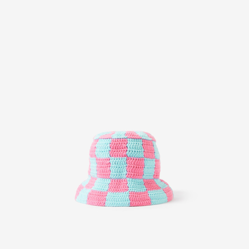 Burberry Crochet Technical Cotton Bucket Hat outlook