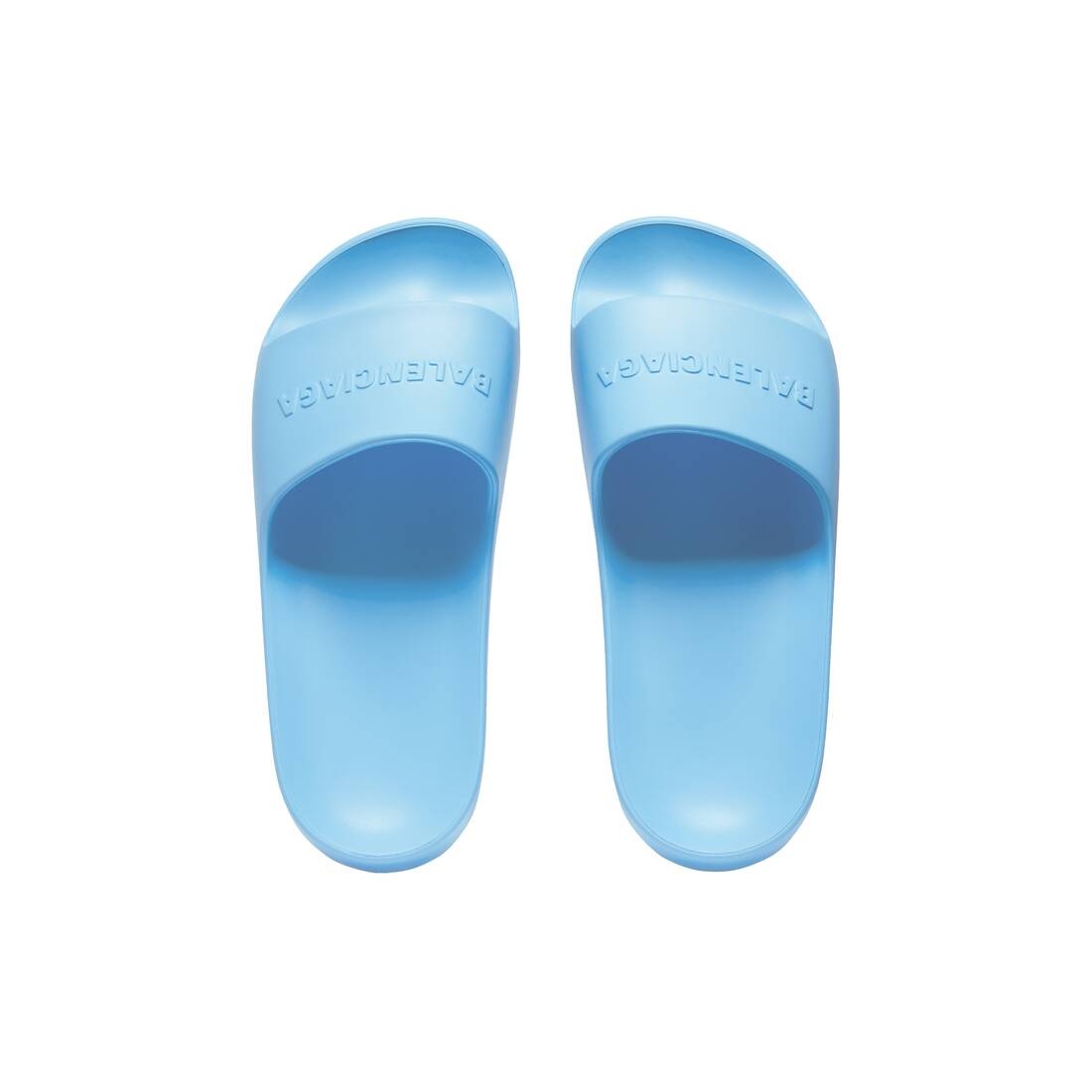Women's Chunky Slide Sandal in Blue Sky - 6