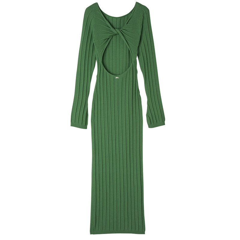 Longchamp Long dress Thyme - Knit outlook
