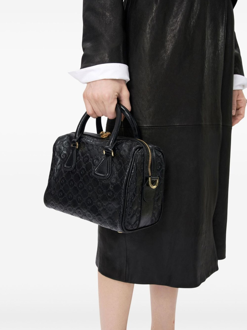 Marine Serre Strike monogram-embossed tote bag outlook