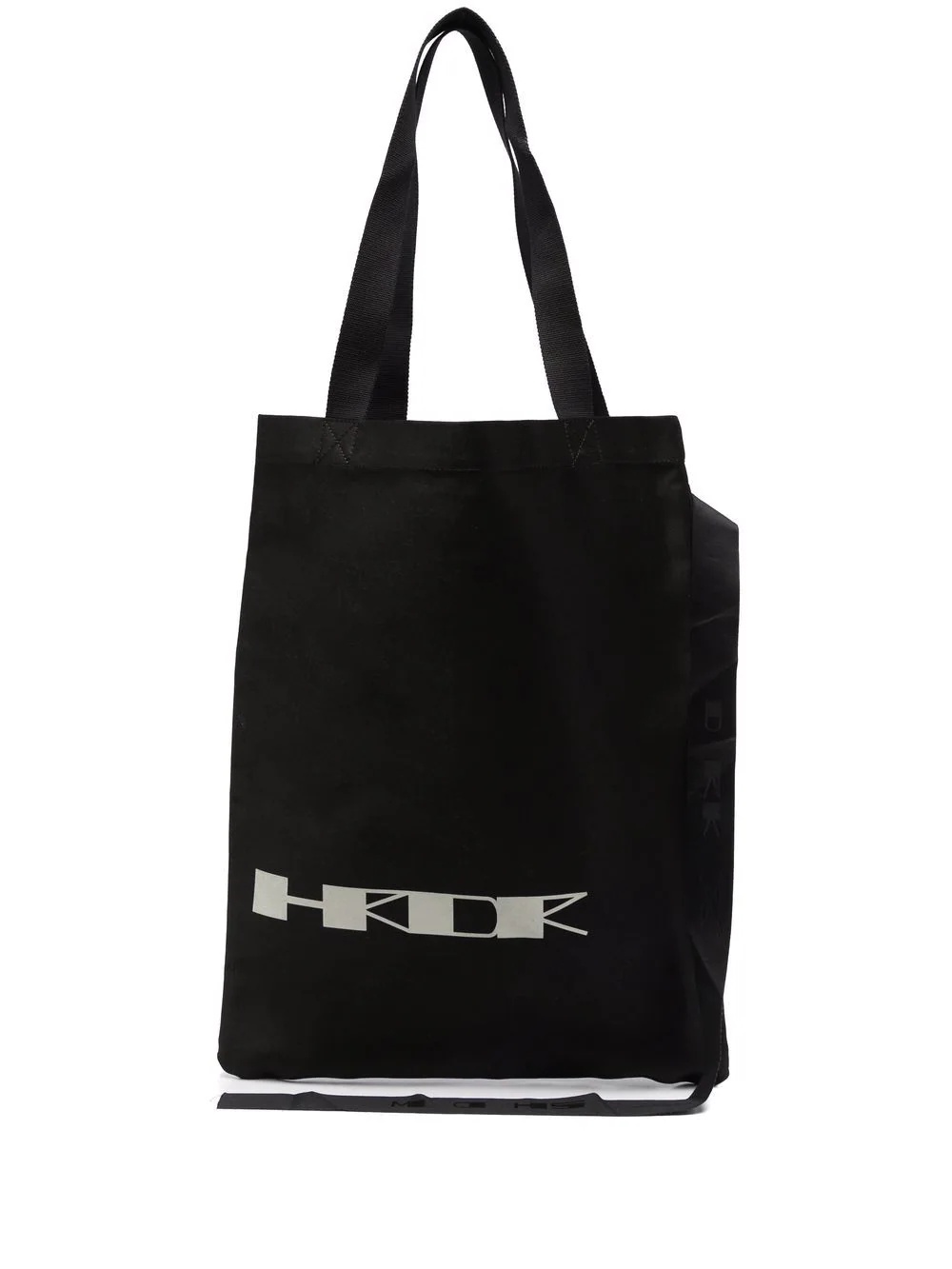 logo-print cotton tote bag - 1