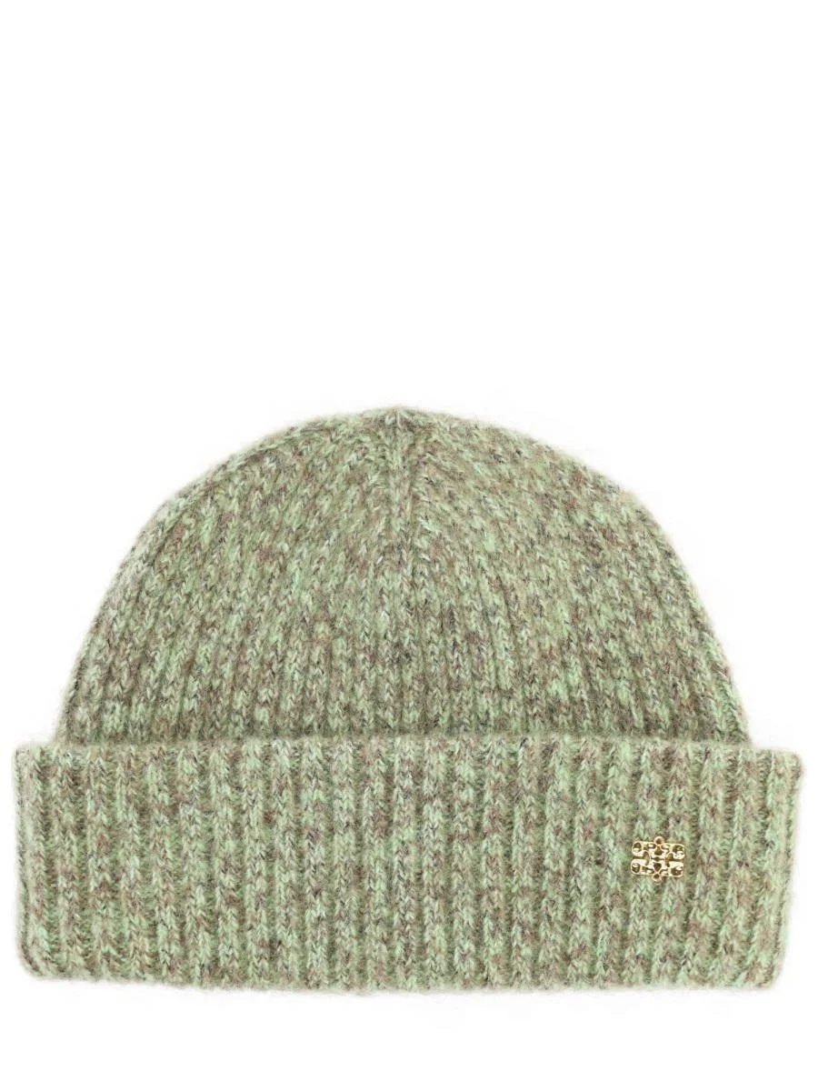 Ganni Wool And Mohair Beanie - 1