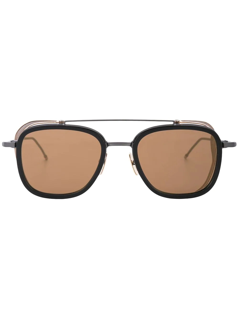 double-bridge square sunglasses - 1