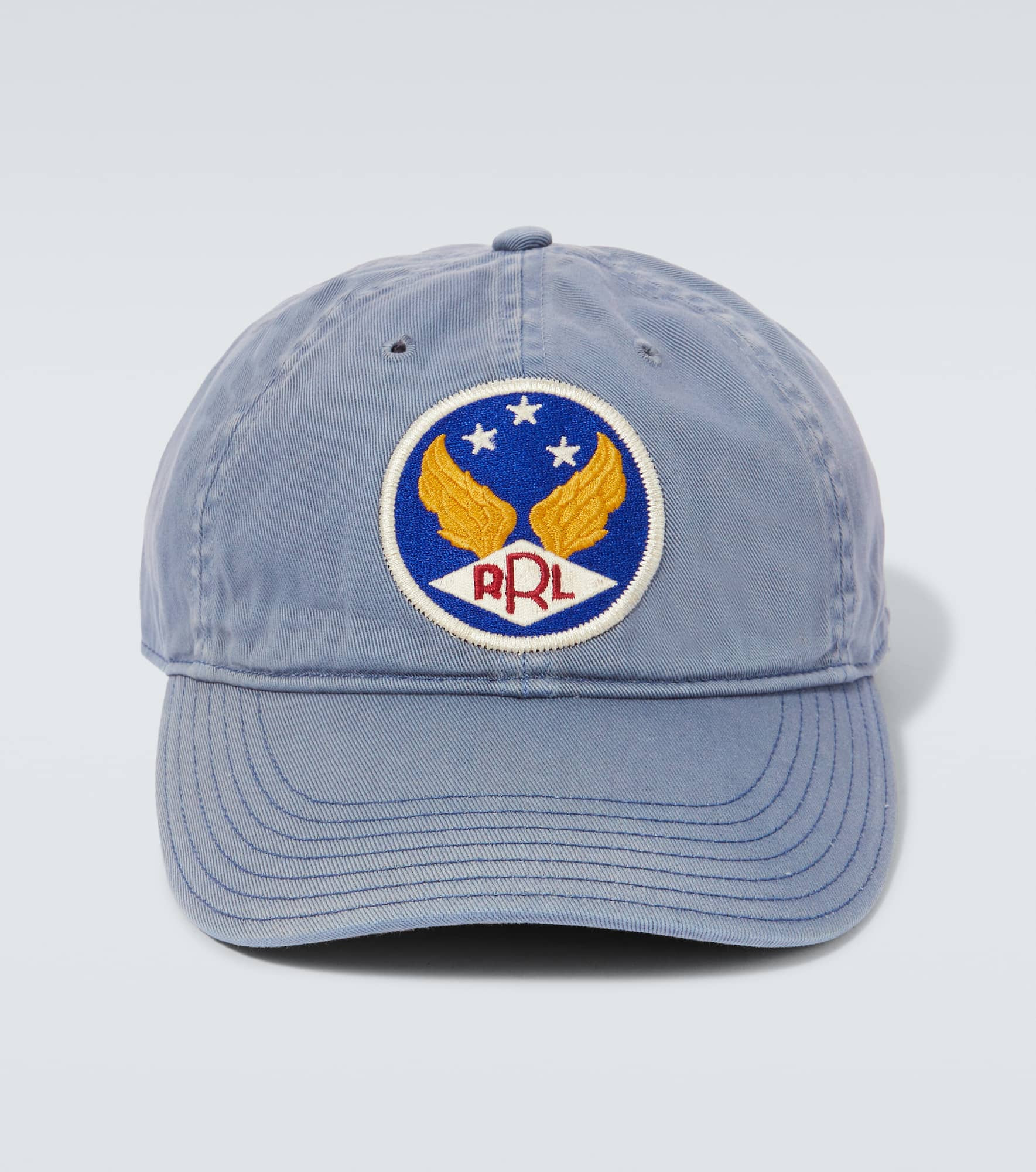 Ball patched cotton baseball cap - 1