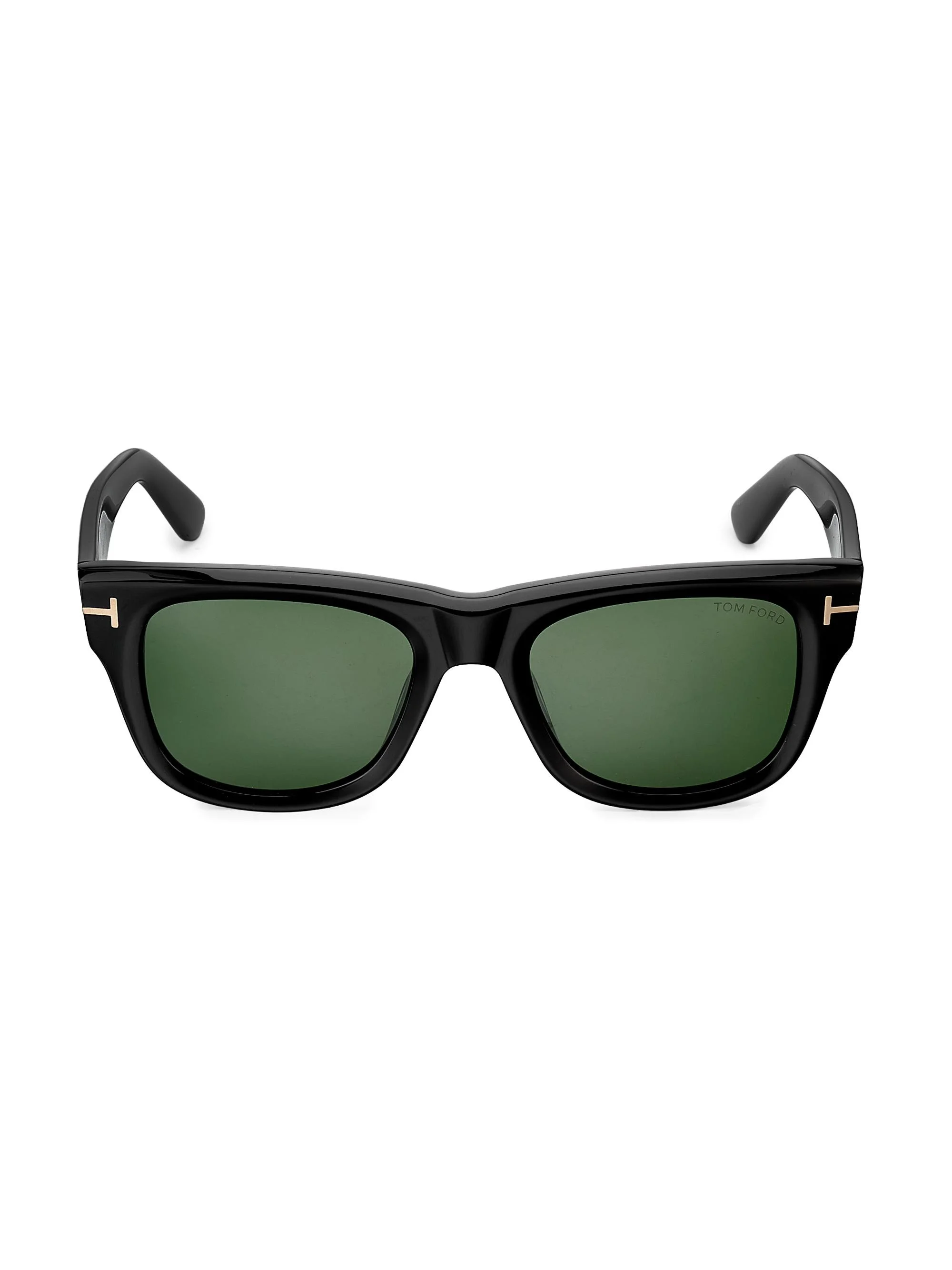Men's Finn 53MM Square Sunglasses - Black Green - 1