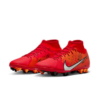 Nike Nike Mercurial Superfly 9 Academy Dream Speed AG High Top Soccer Cleats Red FD1158 600 REVERSIBLE