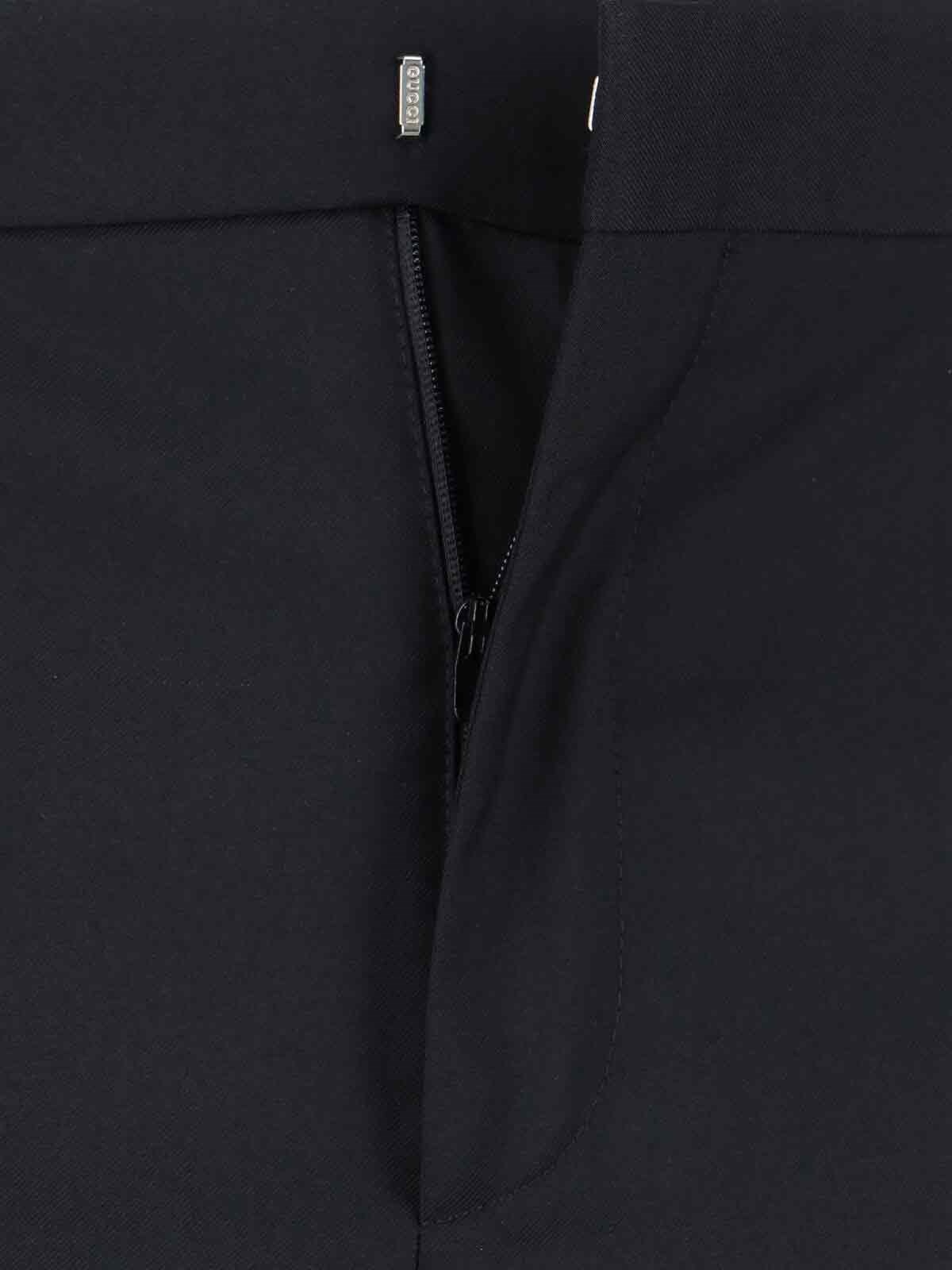 STRAIGHT WOOL PANTS - 5