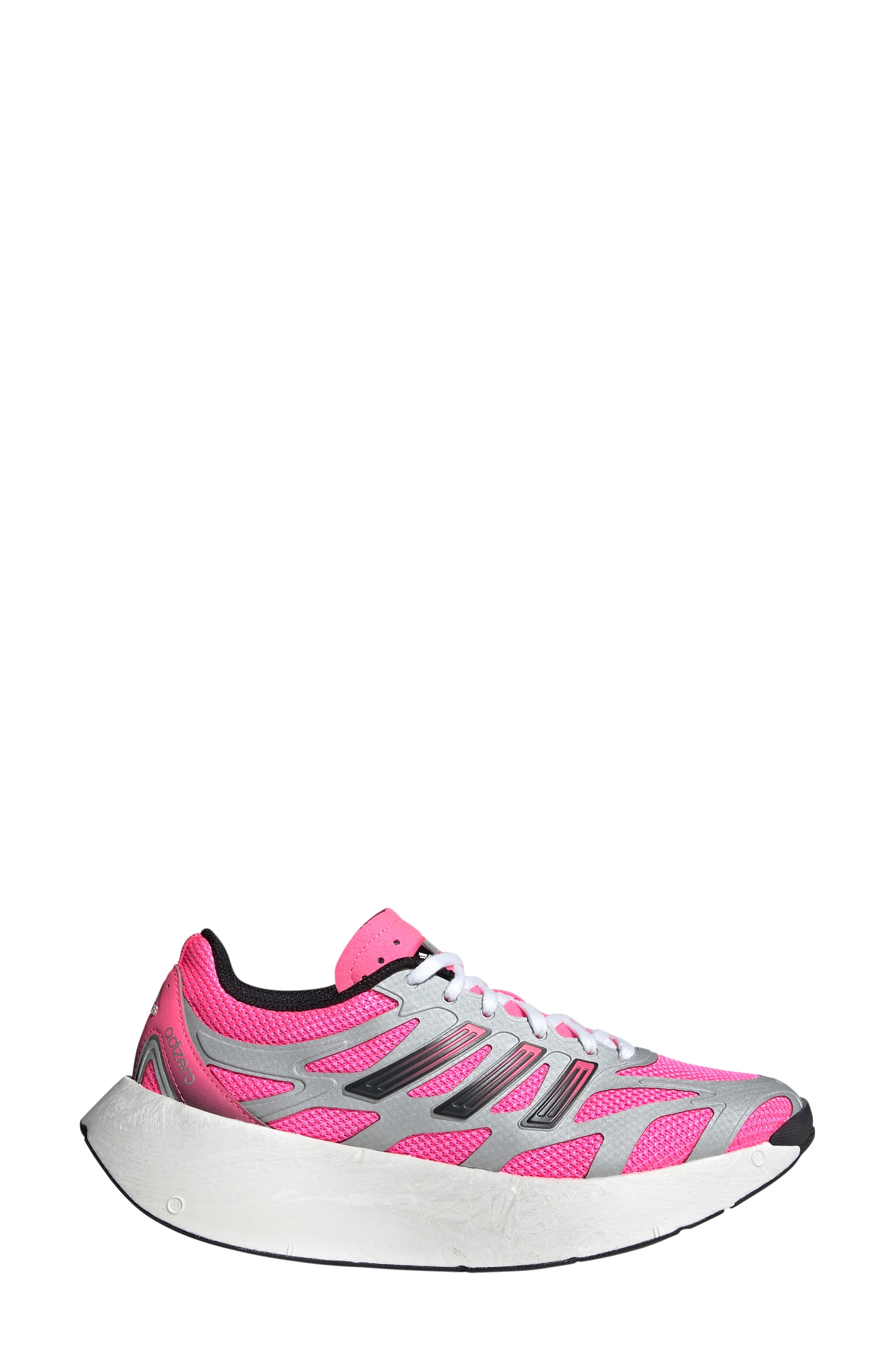 adidas Adizero Aruku Sneaker in Lucid Pink/Silver Met./Black at Nordstrom - 3