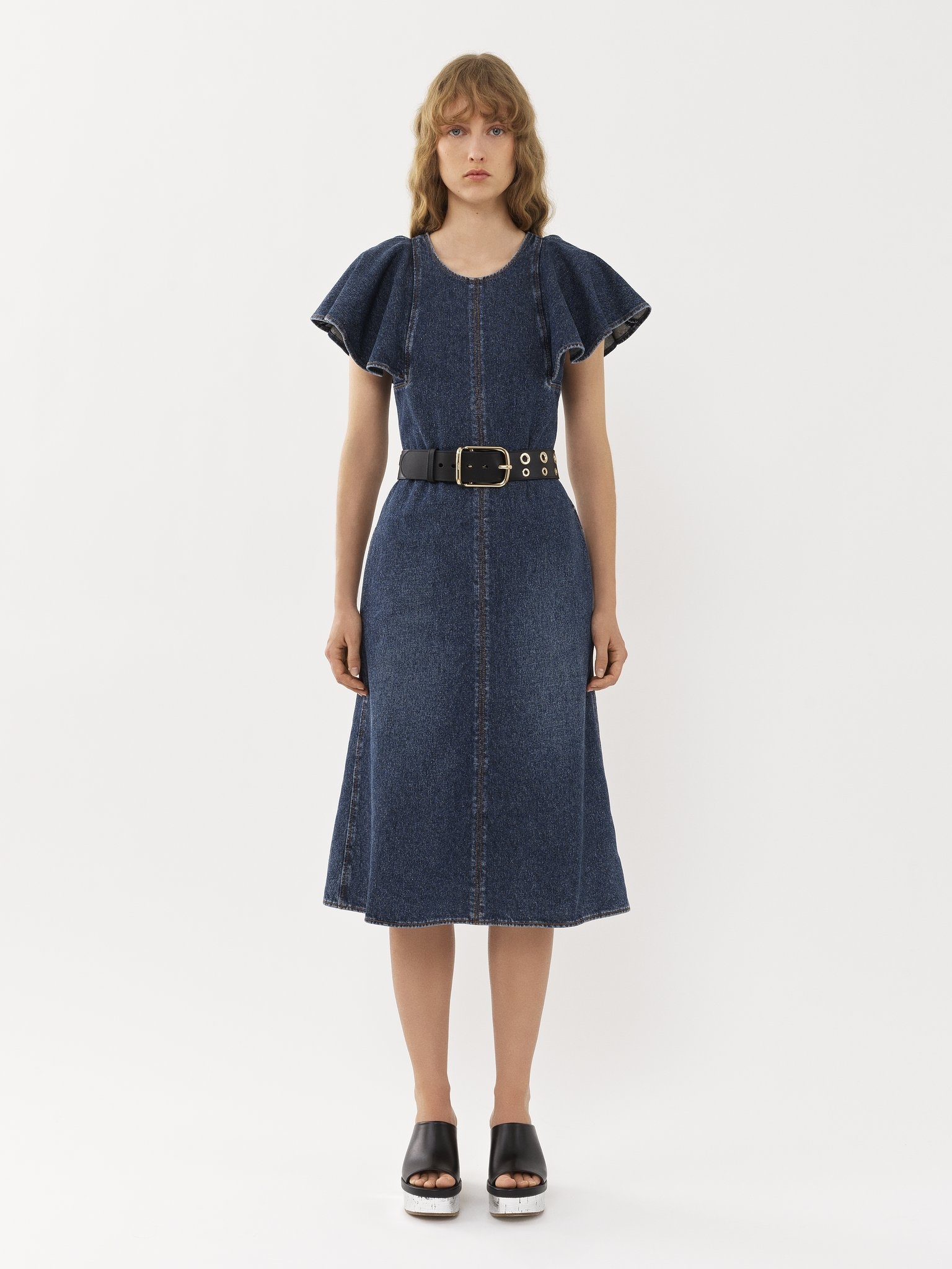 WING-SLEEVE DRESS - 7