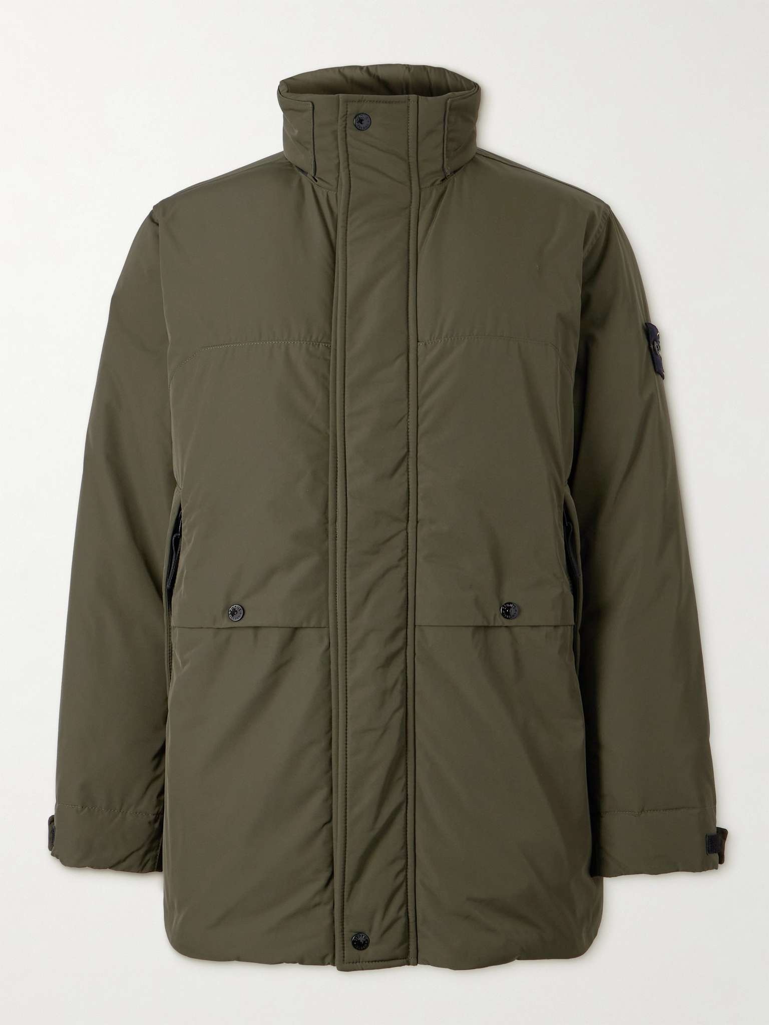 Stone Island Logo-Appliquéd Twill Down Jacket | mrporter | REVERSIBLE