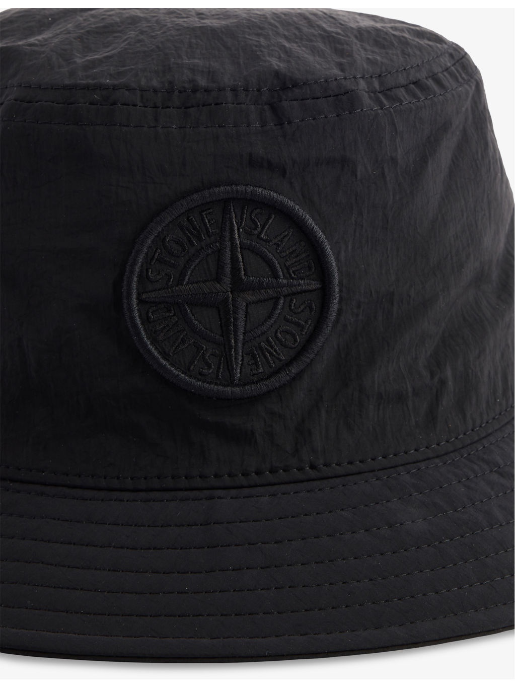 Compass Brand-Embroidery Woven Bucket Hat - 2