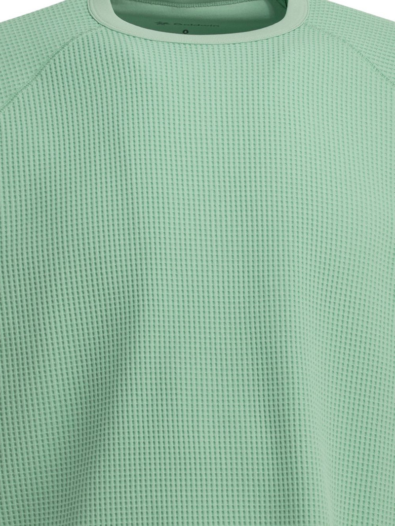 waffle-knit raglan-sleeve T-shirt 4