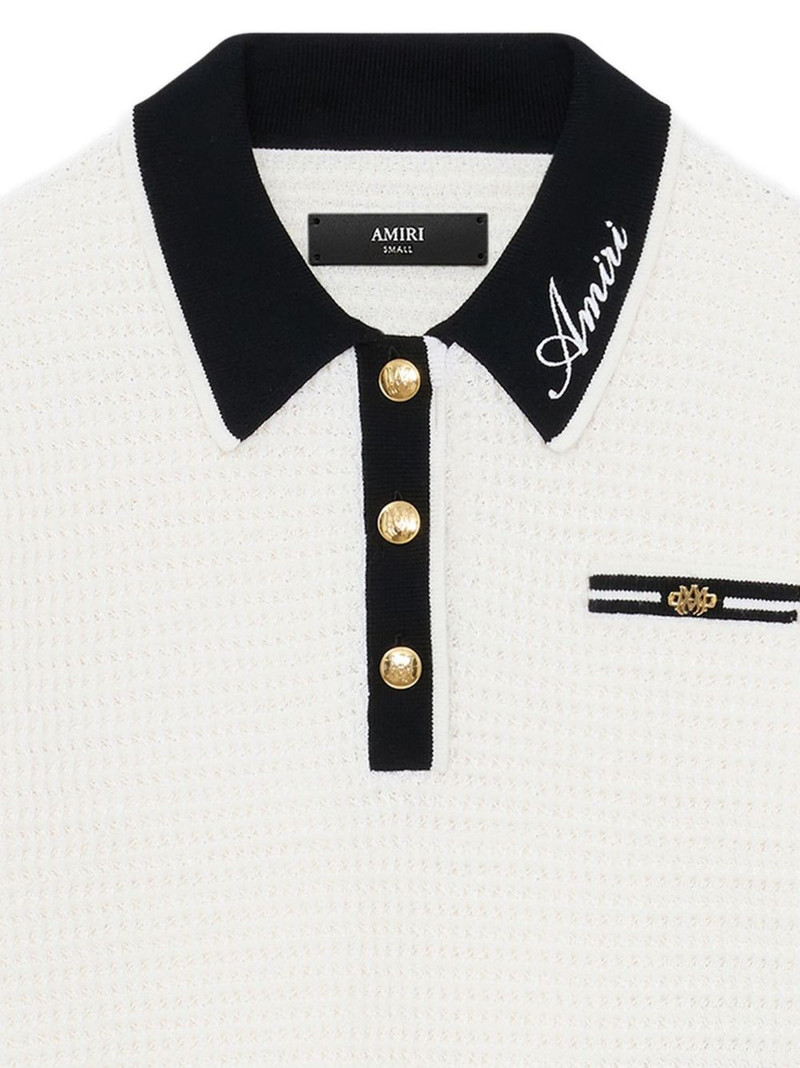 AMIRI button logo polo outlook
