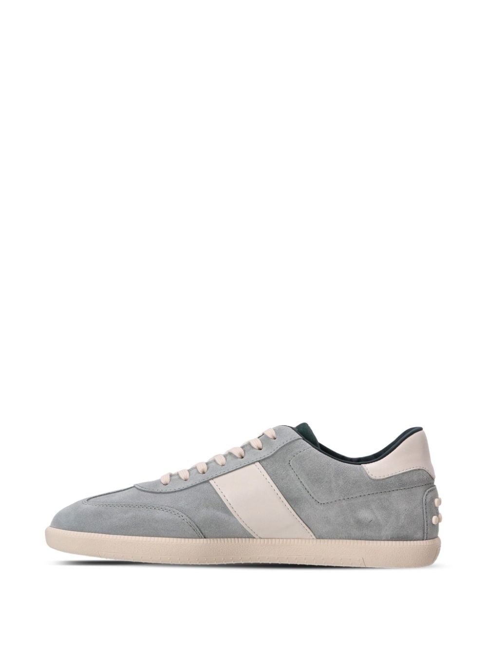 panelled low-top sneakers - 3