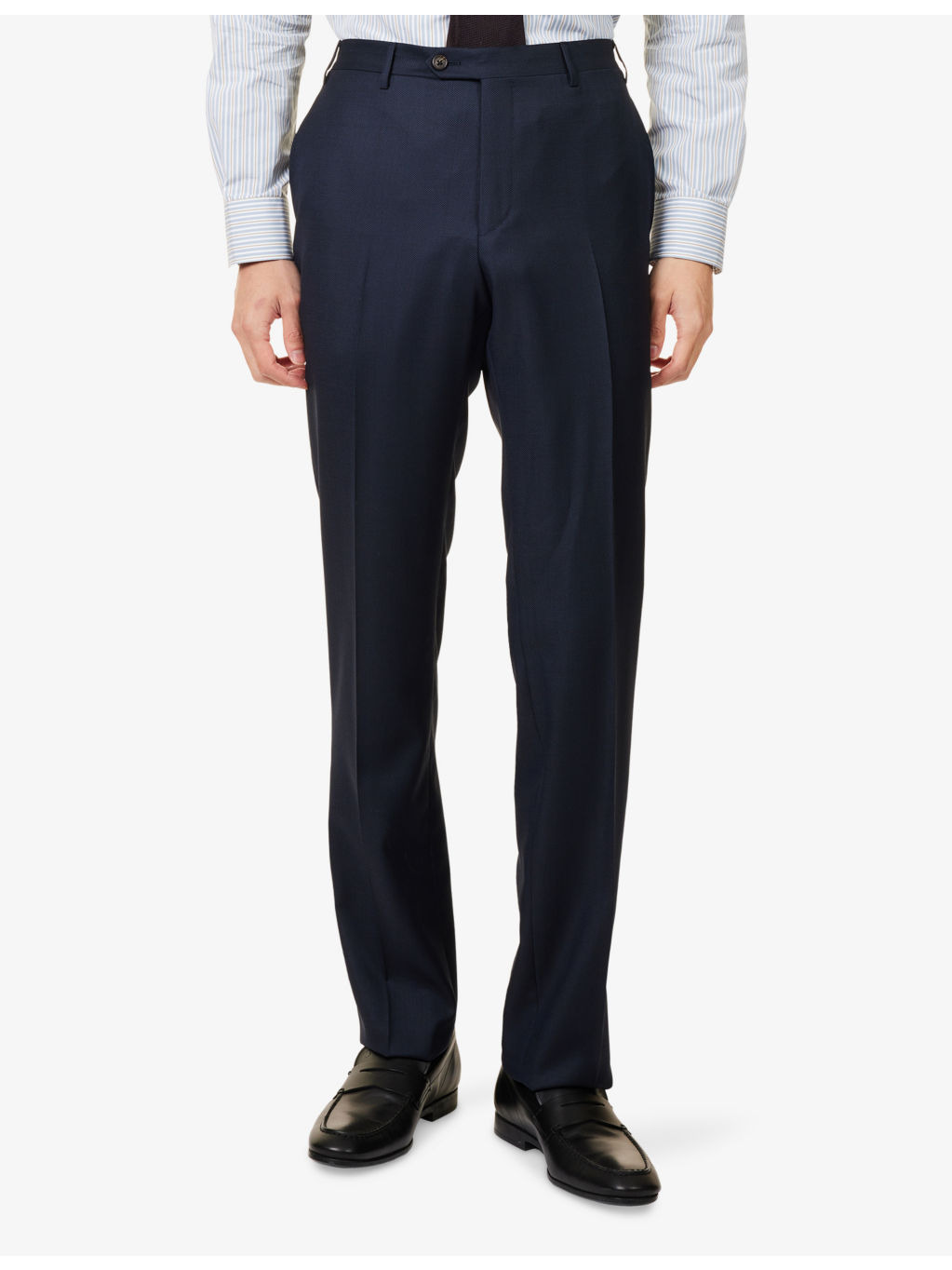 Notched-Collar Single-Breasted Wool Suit - 5