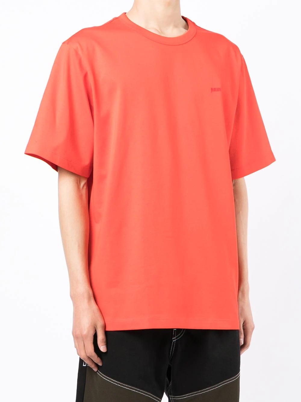 crew-neck fitted T-shirt - 3