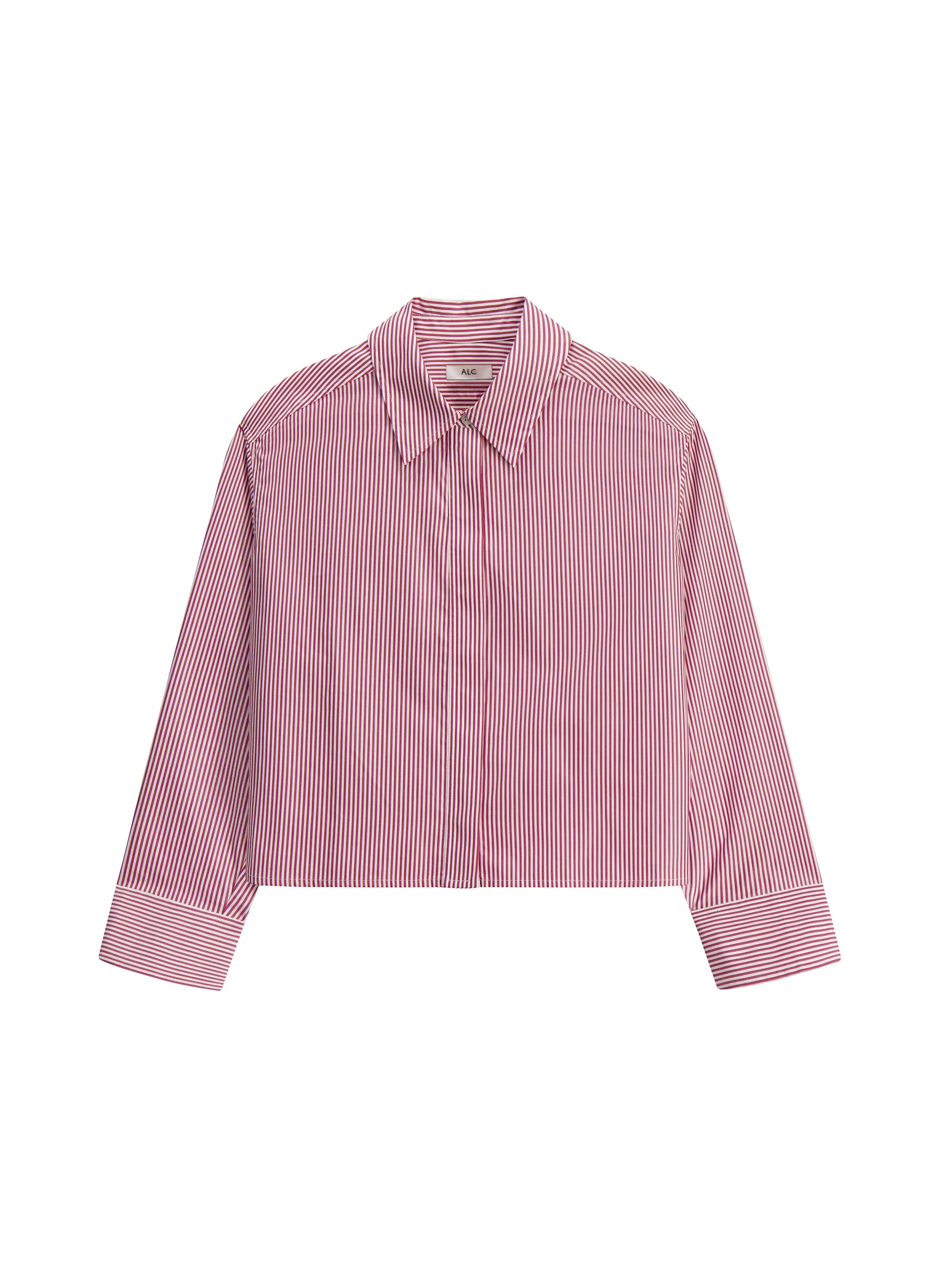 Maude Cropped Cotton Shirt - 1