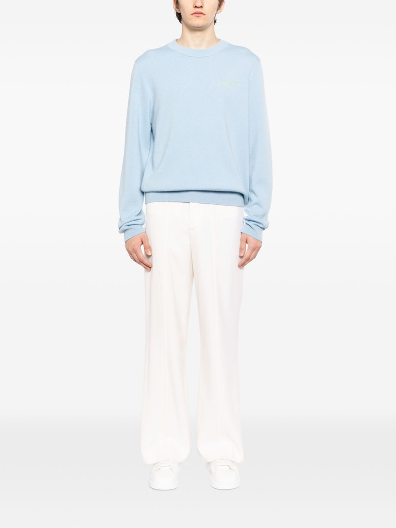 CASABLANCA crewneck knitted jumper outlook