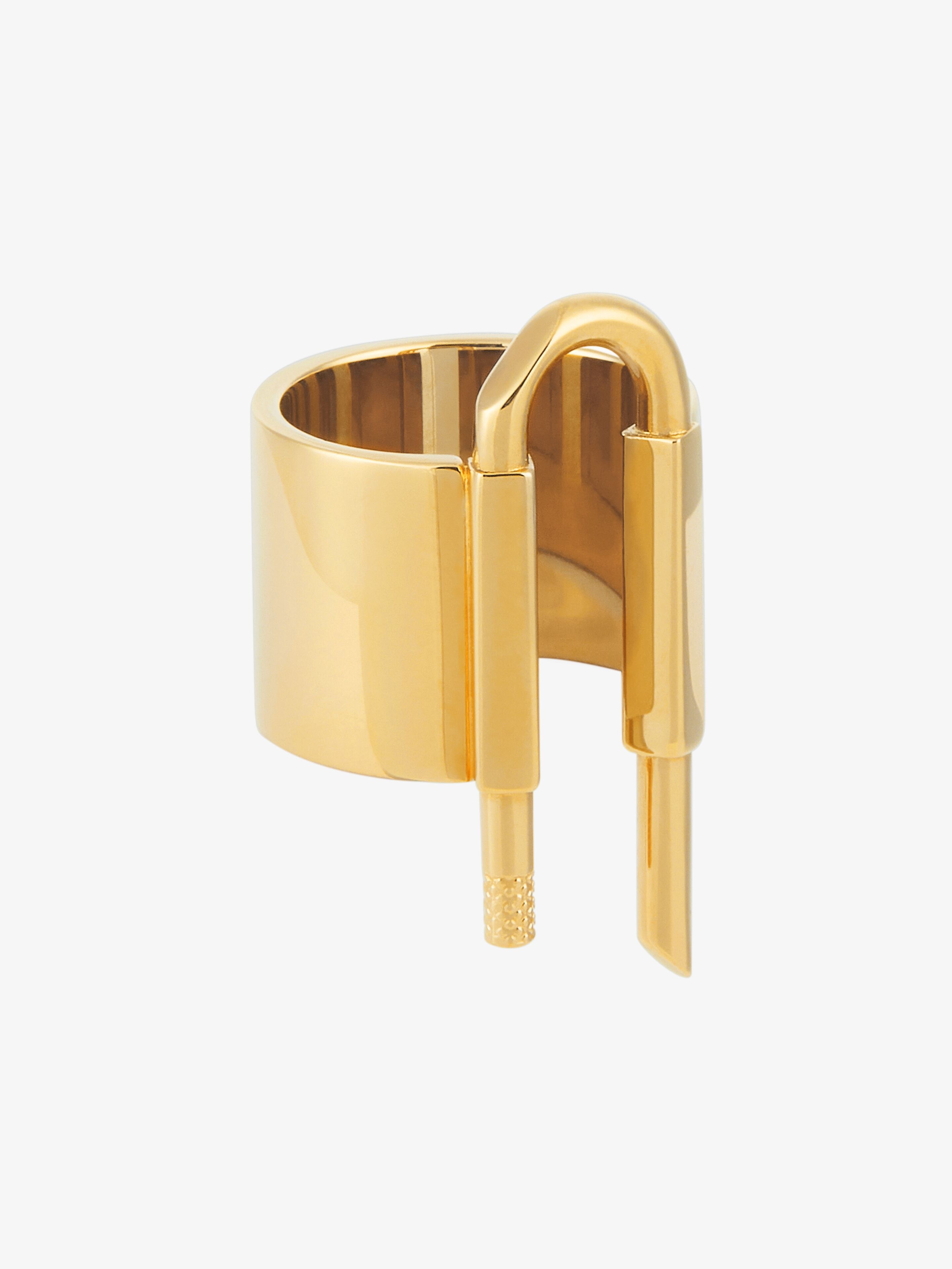 U LOCK RING IN METAL - 4