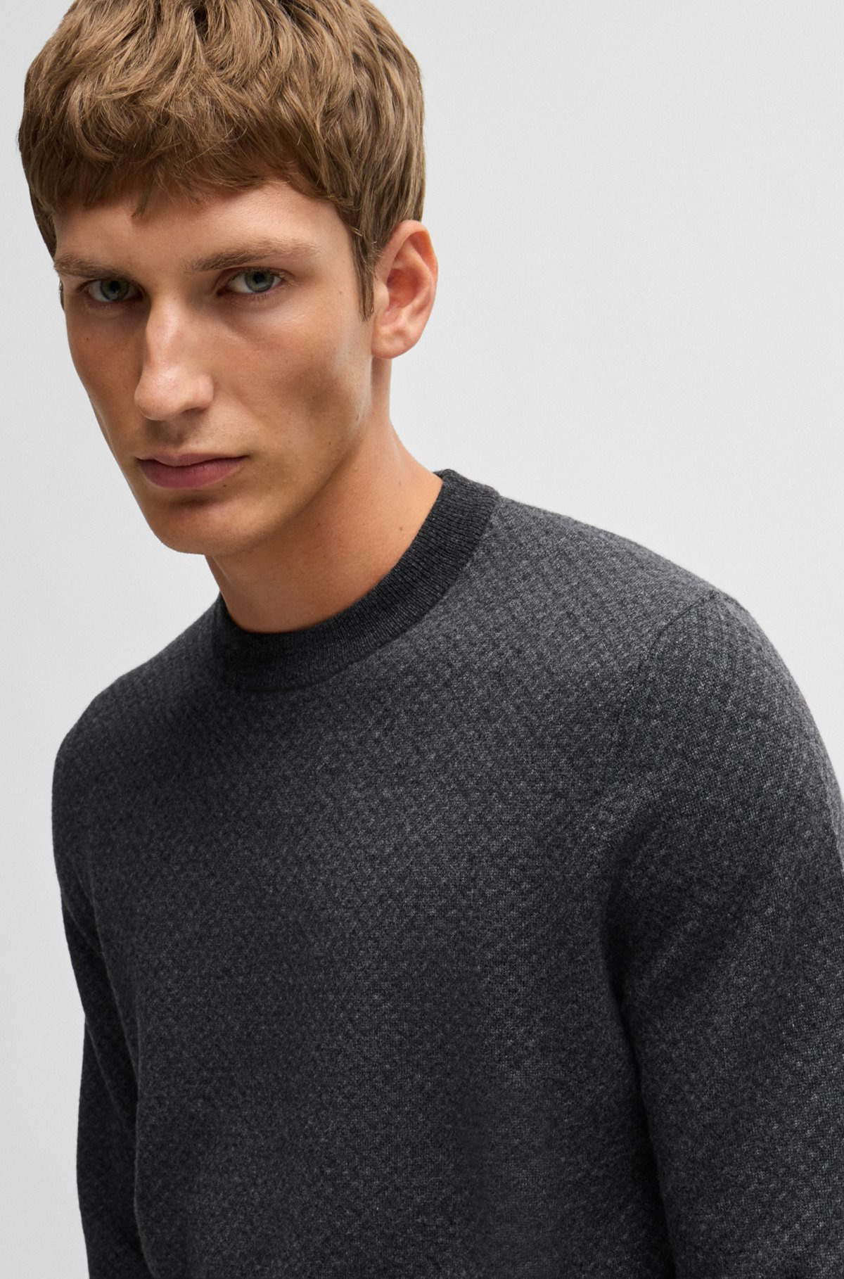CREW-NECK SWEATER IN WOOL - 3