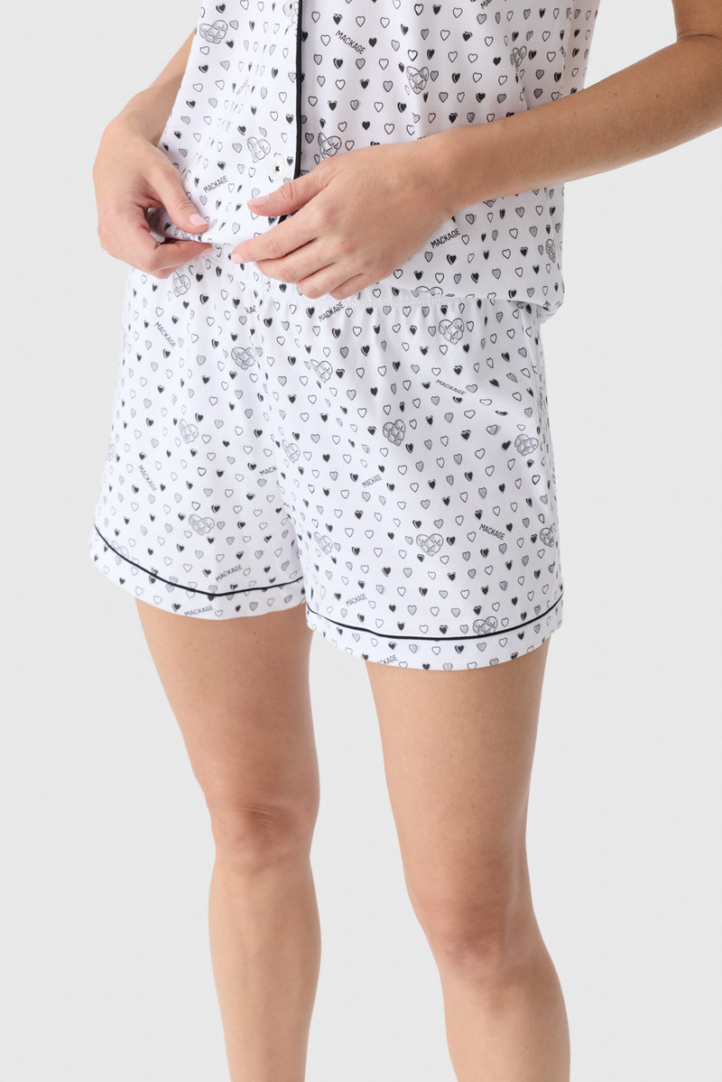 Short Sleeve Cotton Polo Pajama Set — MACKAGE x Roller Rabbit 5