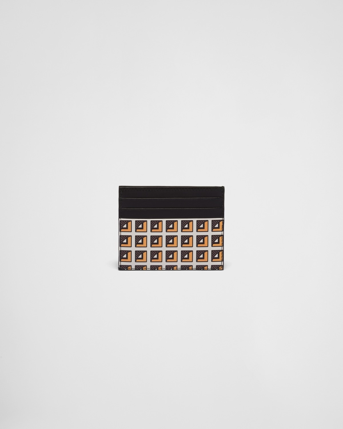 Printed leather card holder - 4