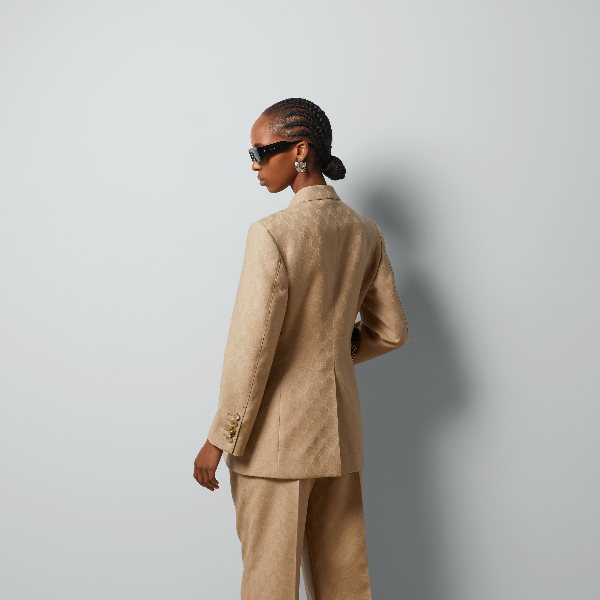 GG wool jacquard jacket - 6