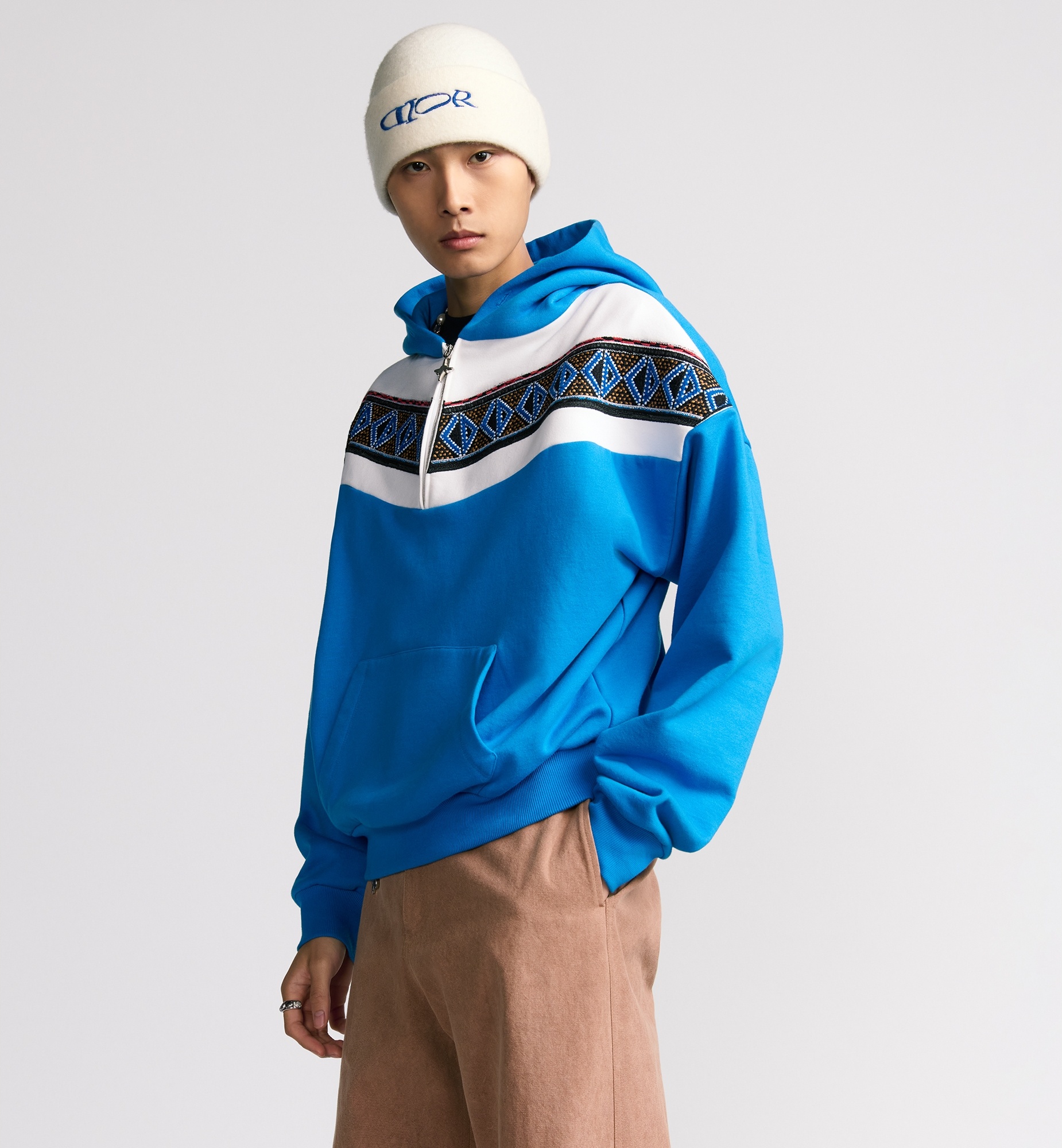 DIOR AND LEWIS HAMILTON CD Diamond Hooded Sweatshirt - 2