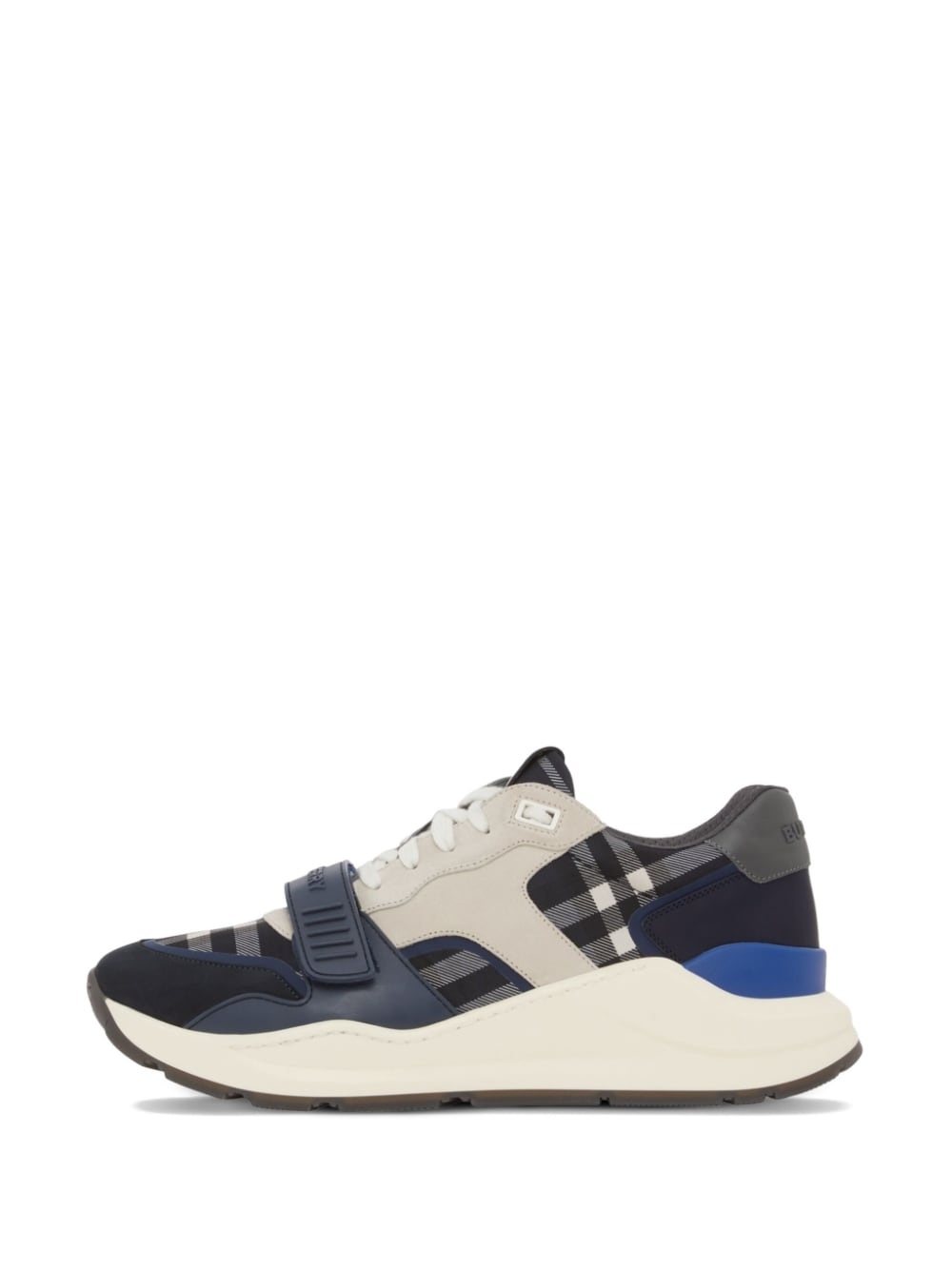 checked canvas chunky sneakers - 6