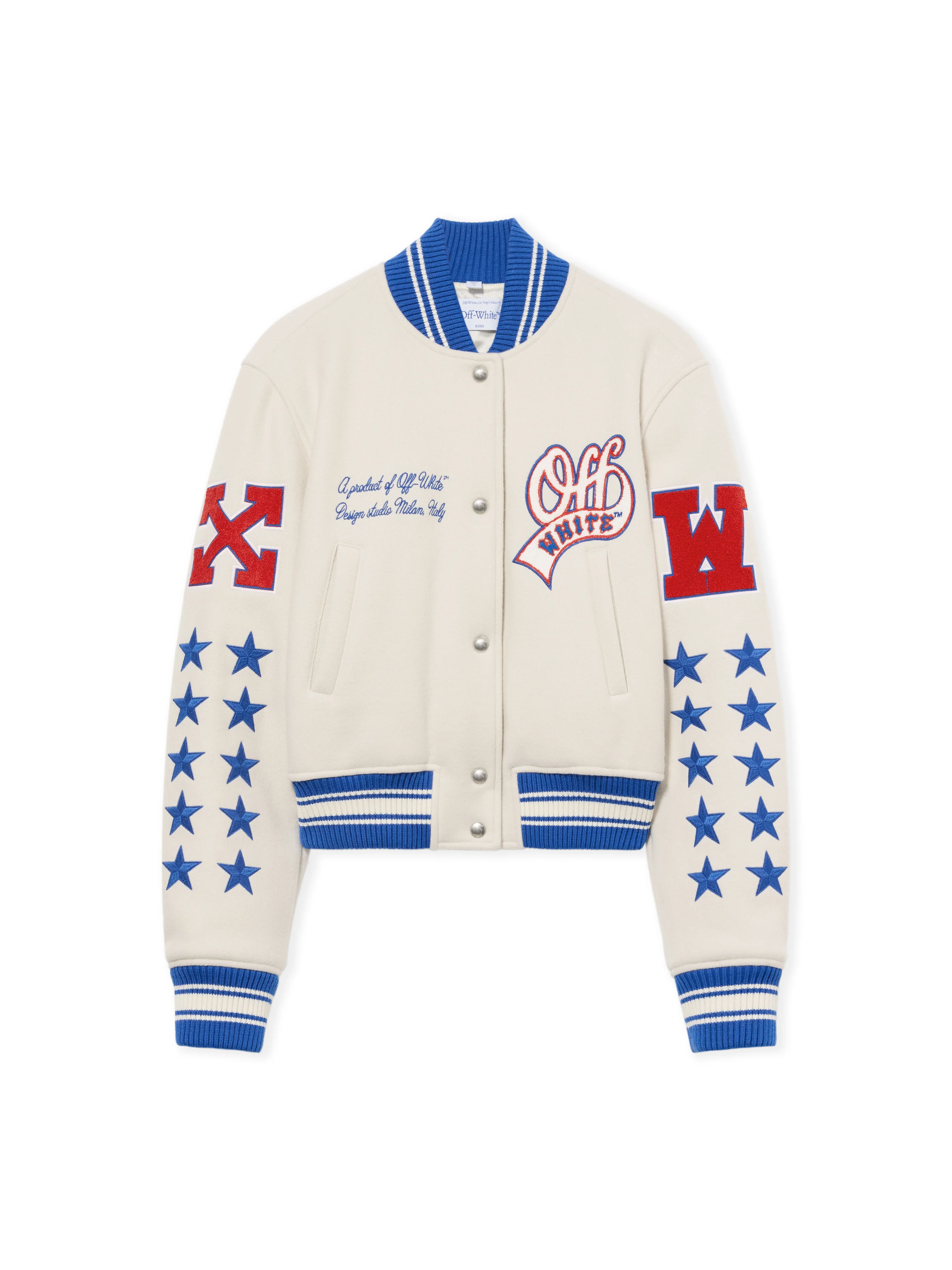Wool College Varsity Jacket - 1