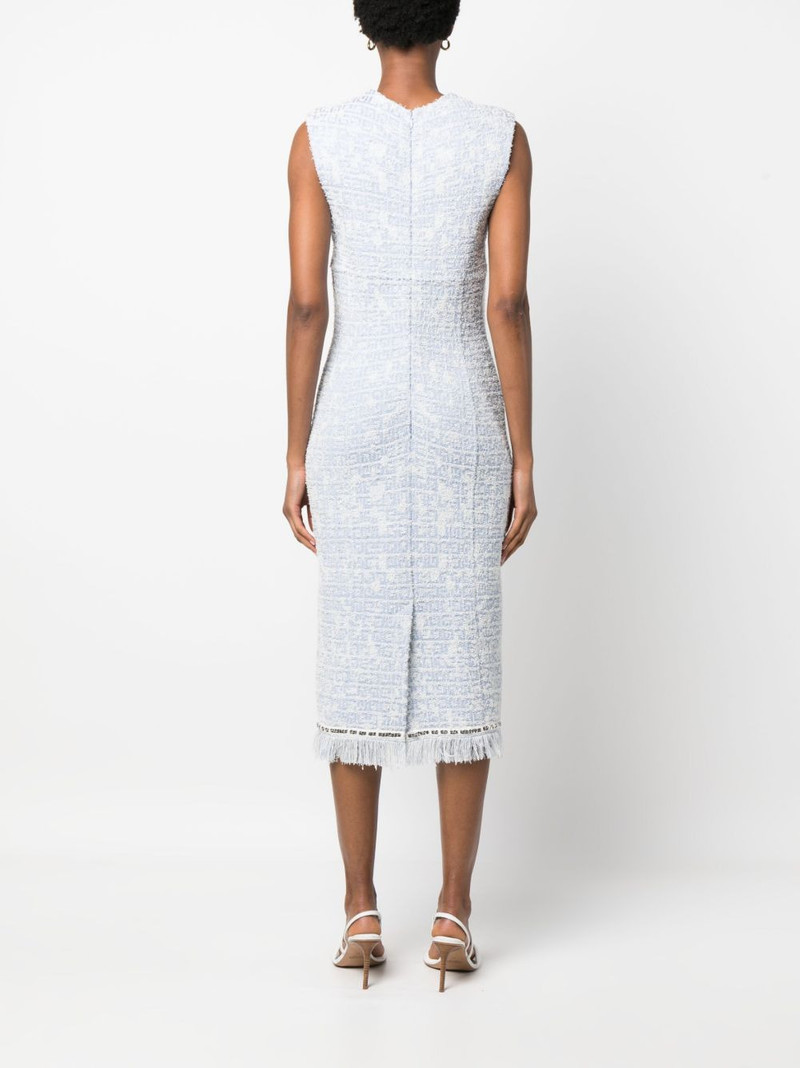 4G jacquard tweed dress 4