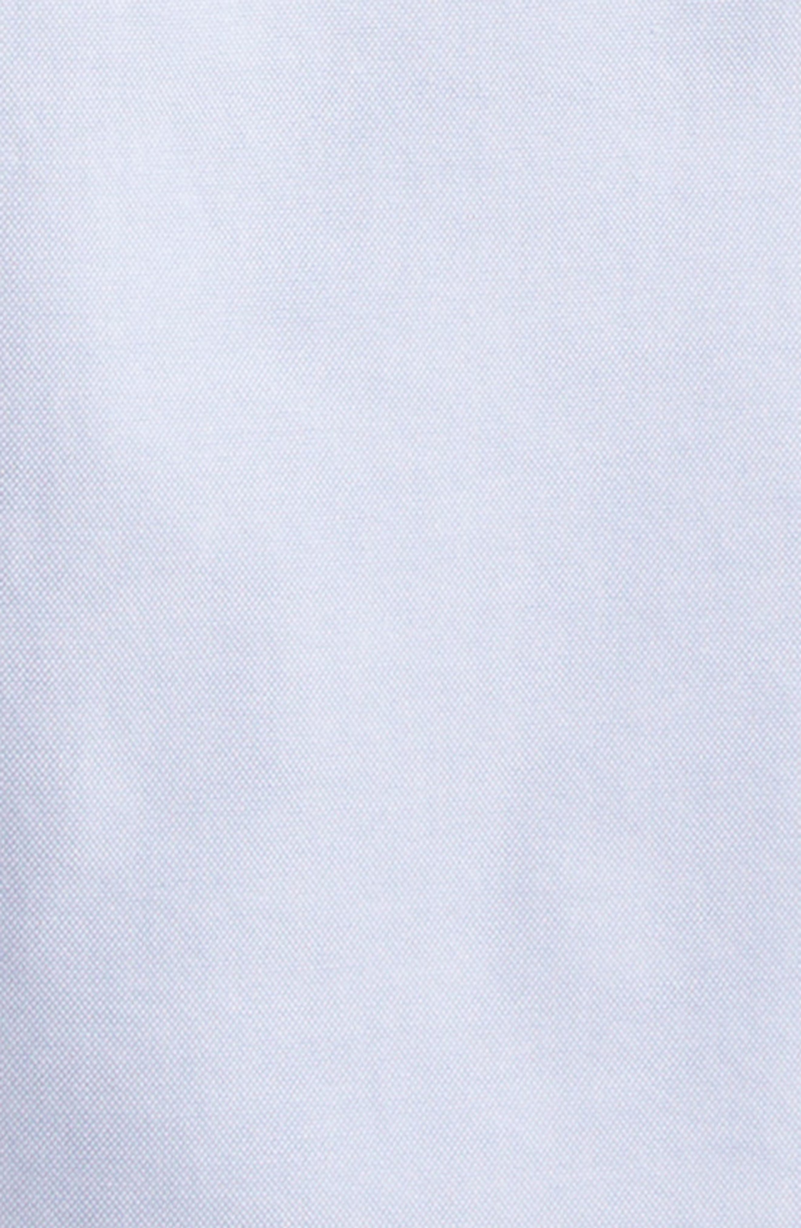 Moncler Cotton Oxford Snap-Up Shirt in Cool Blue at Nordstrom - 6