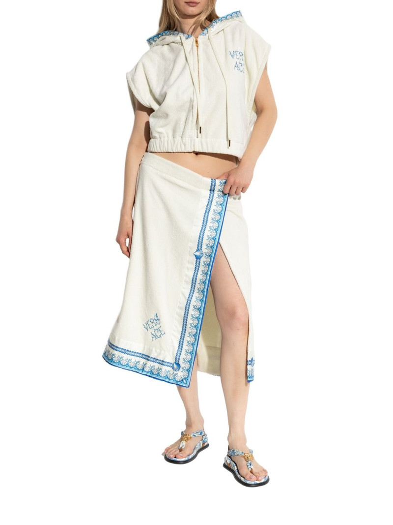 VERSACE hooded cropped top outlook