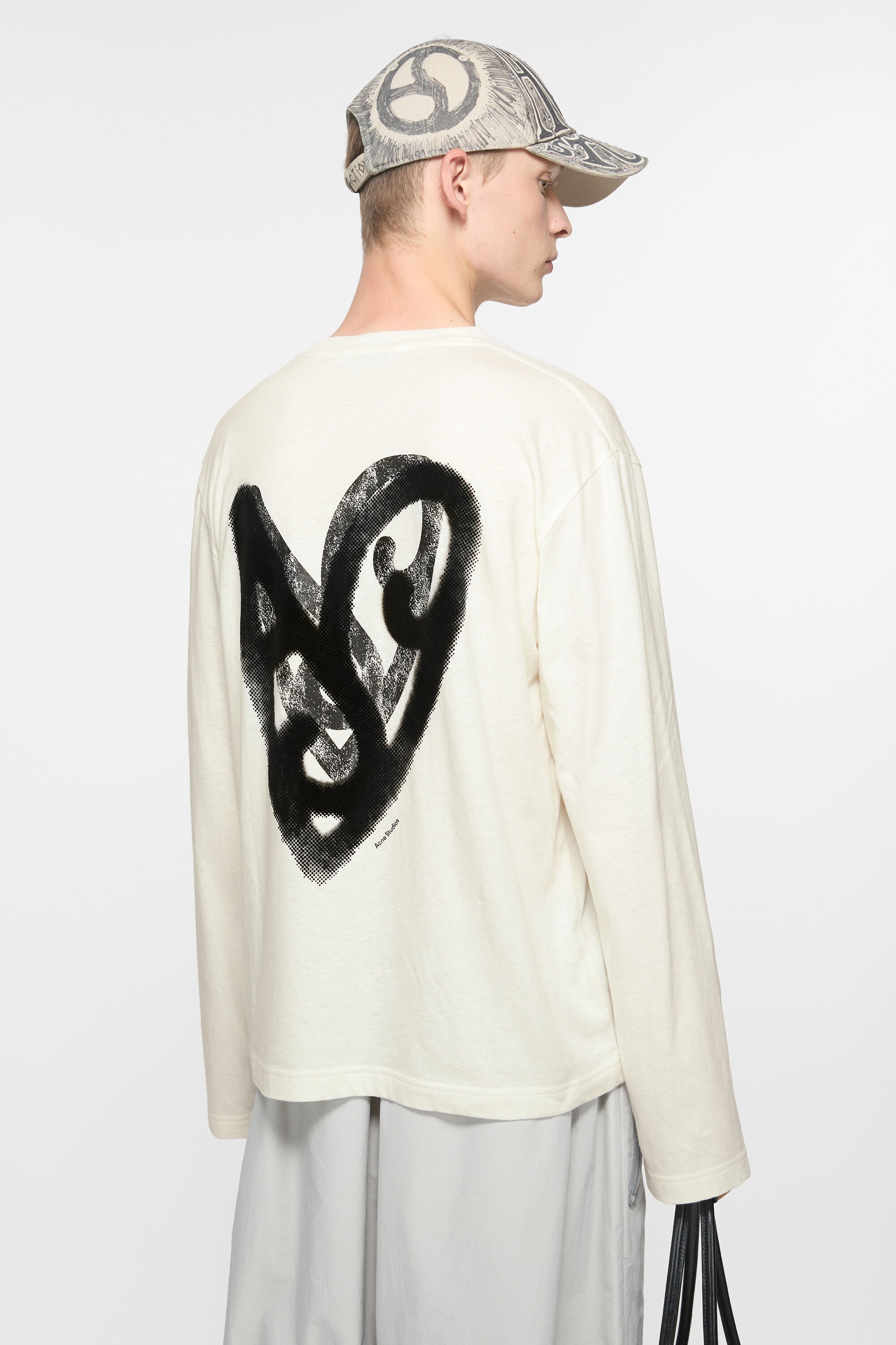 Logo t-shirt - Relaxed fit - Optic White - 3