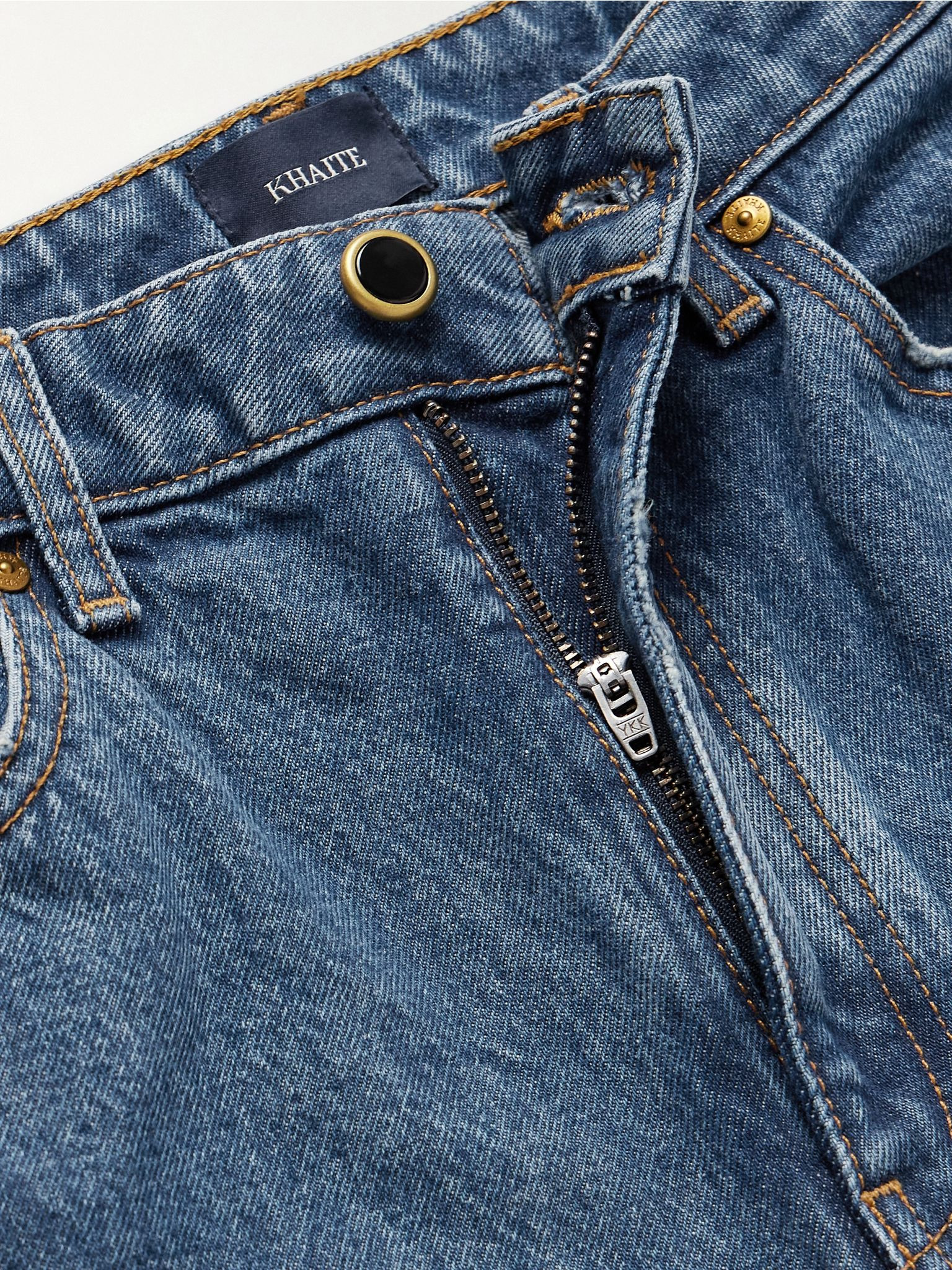 Abigail cropped high-rise straight-leg jeans Blue - 5