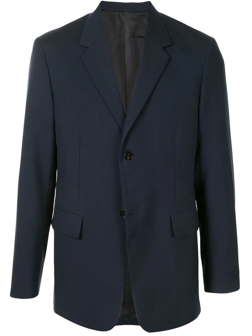 single-breasted notch lapel blazer - 1