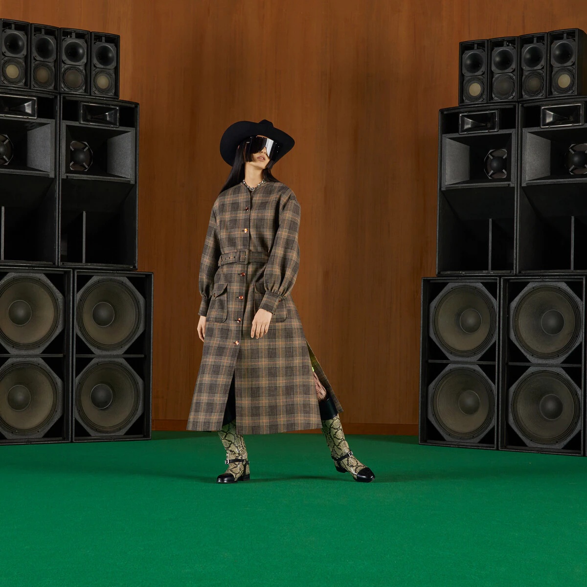 Prince of Wales wool cotton coat - 7