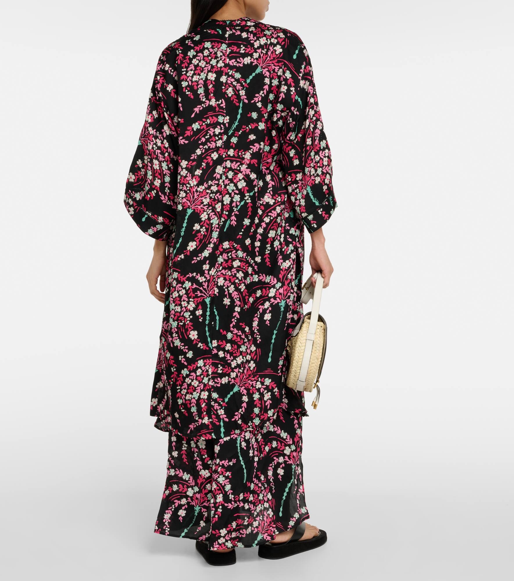 Erica printed robe - 3