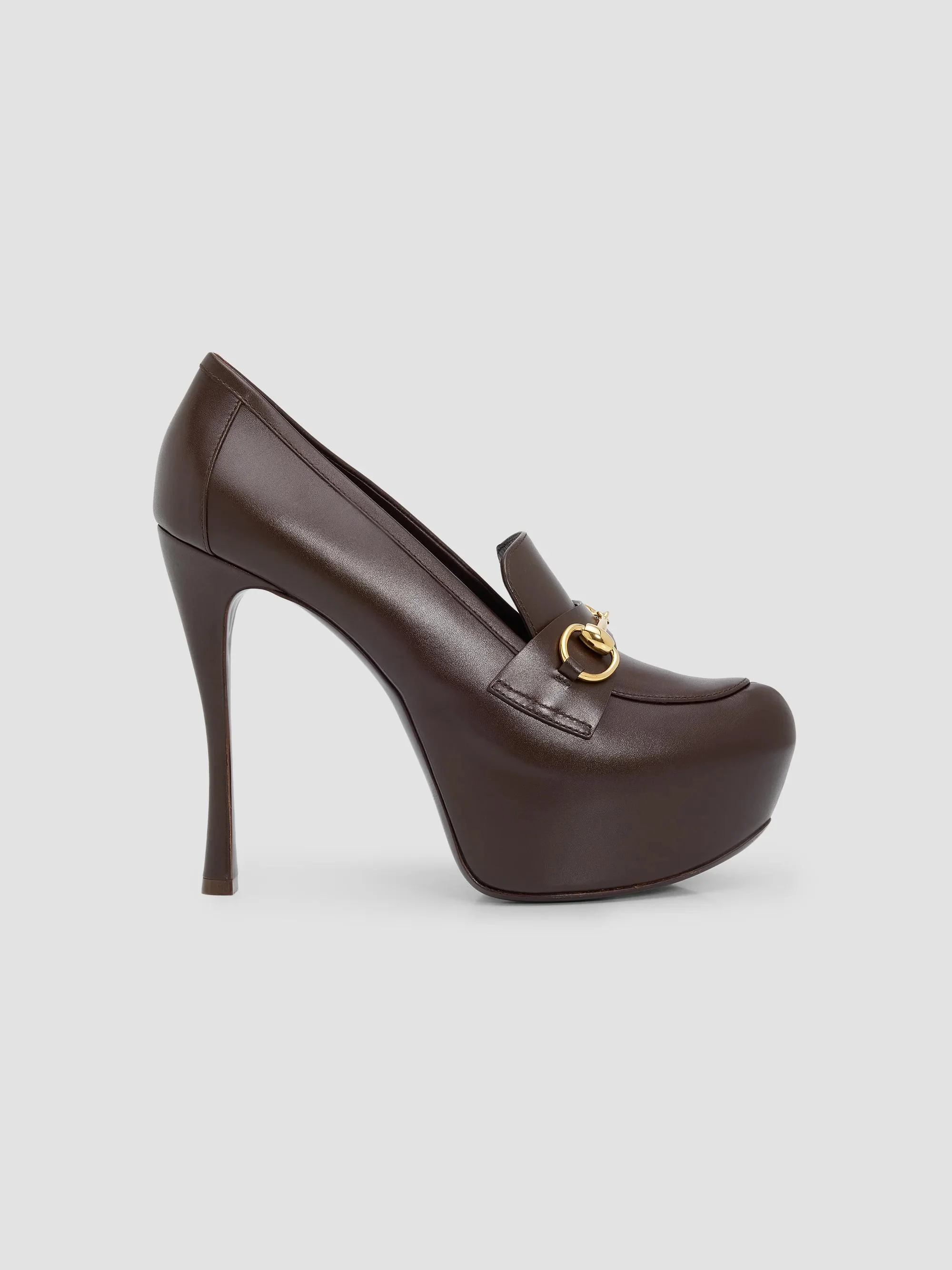 Women's Flame 130MM Platform Pumps - Spiced Brown - 1