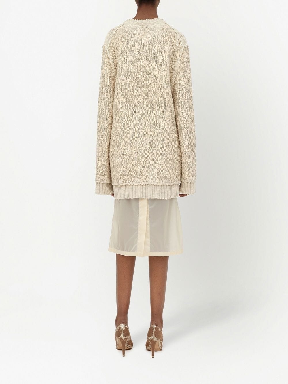 crew-neck knitted jumper - 4
