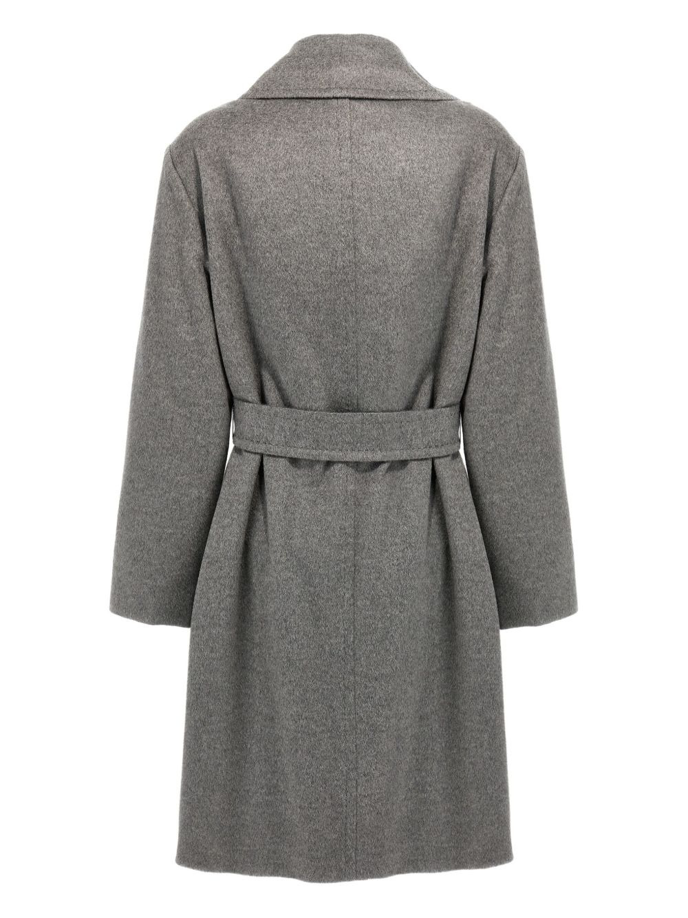 belted cashmere coat - 2