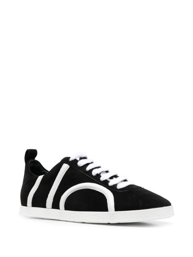 suede low-top sneakers - 2