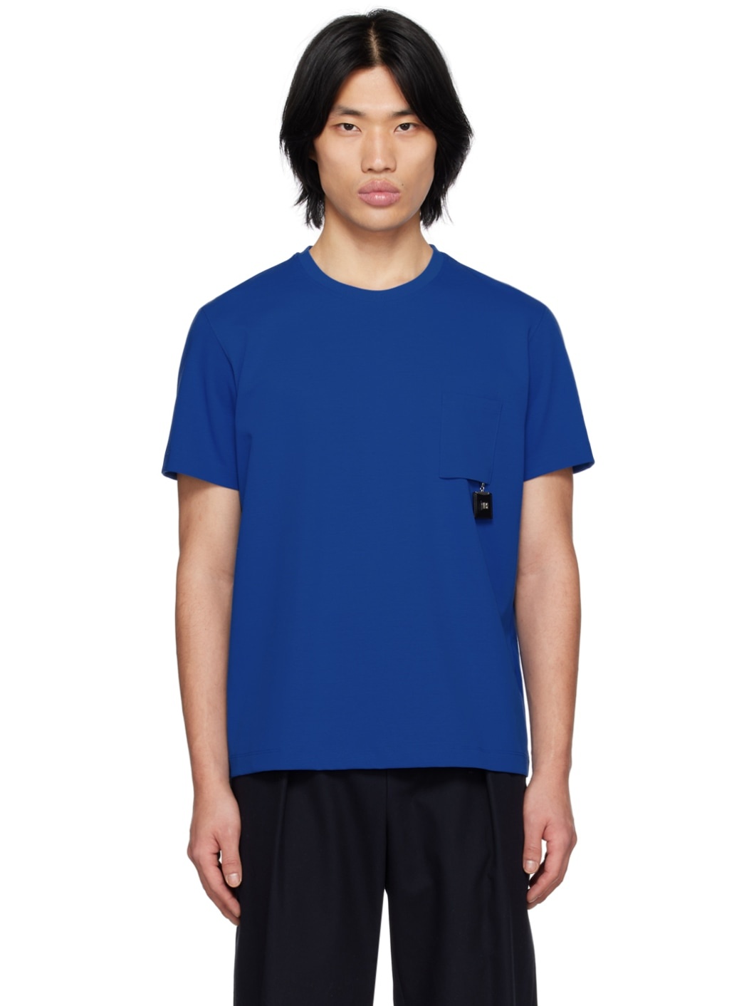 Blue Patch Pocket T-Shirt - 1