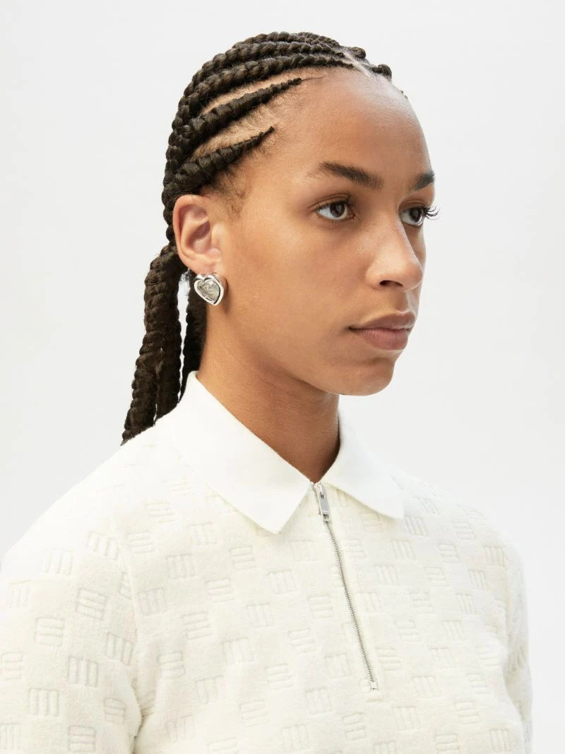 HEART STONE EARRINGS 2