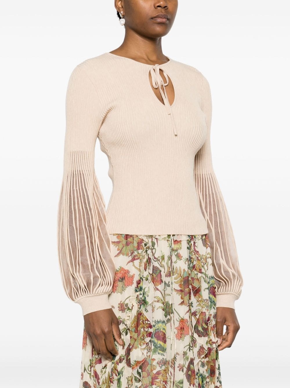 Lenora ribbed jumper - 3